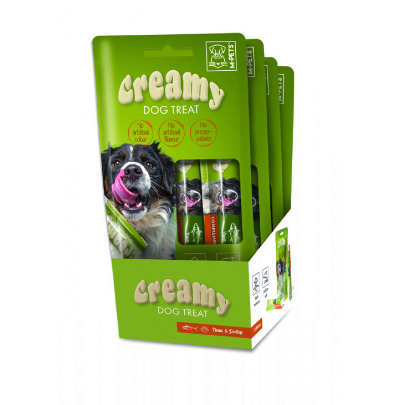 CREAMY KÖPEK ÖDÜLÜ TON BALIKLI DENİZ TARAKLI 4X15GR -12'Lİ .5